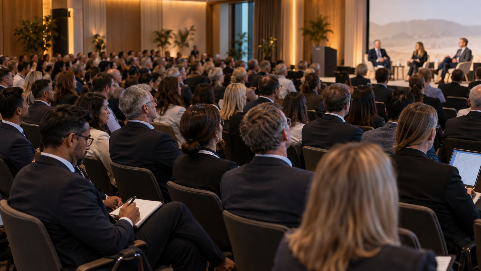 Audience at Madrid event